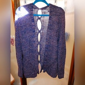 Nitted sweater cardigan